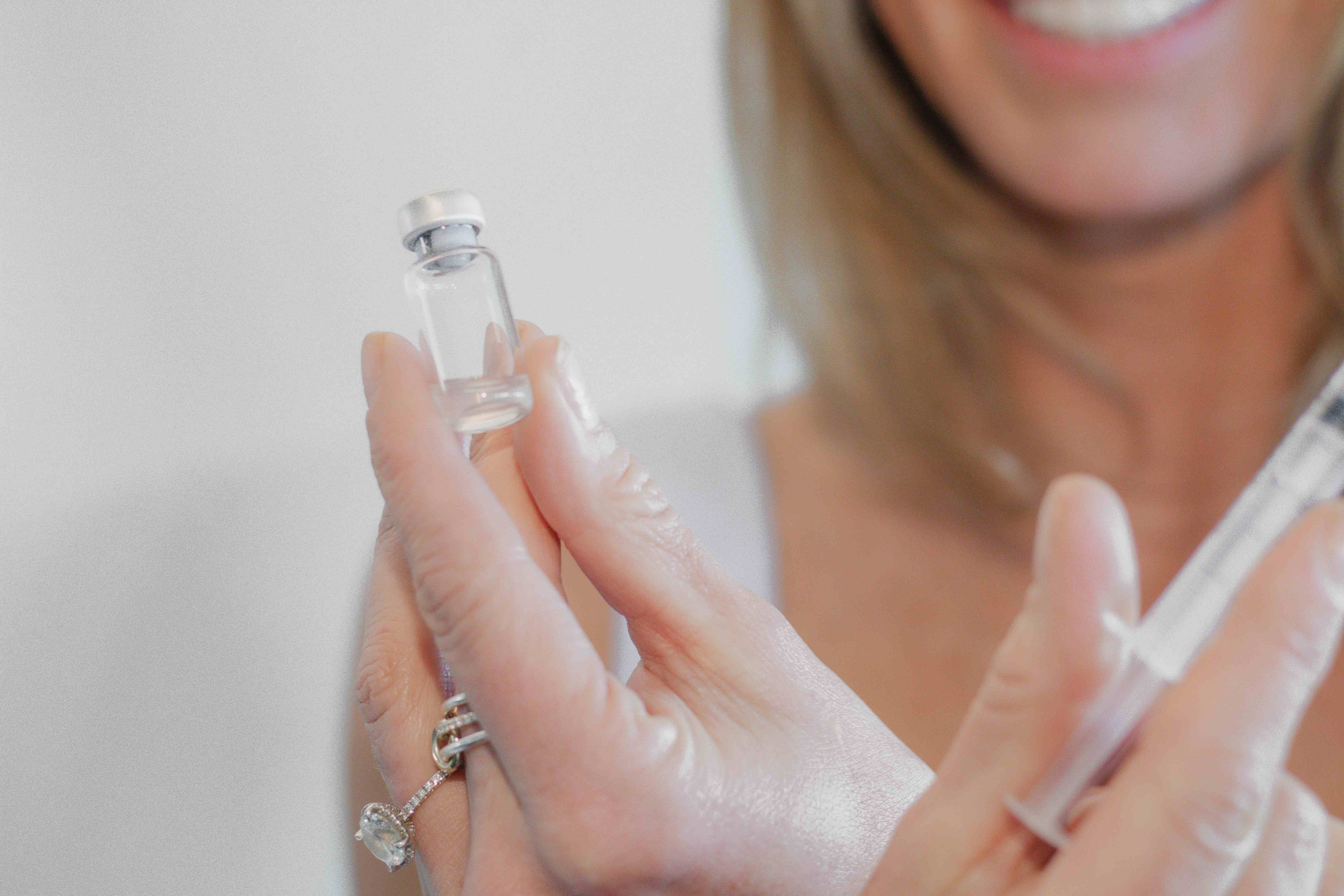 Dr. Christopherson preparing treatment